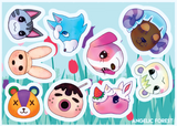 Animal Crossing New Horizons Sticker Sheet