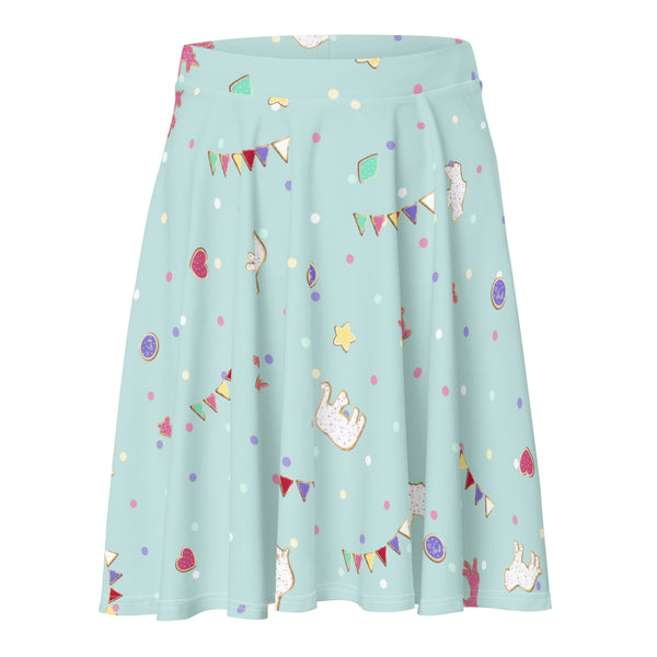 Sugar Cookie Circus Casual Skirt in Mint